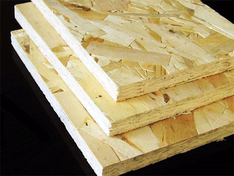 OSB (structure) boards used as roof or wall